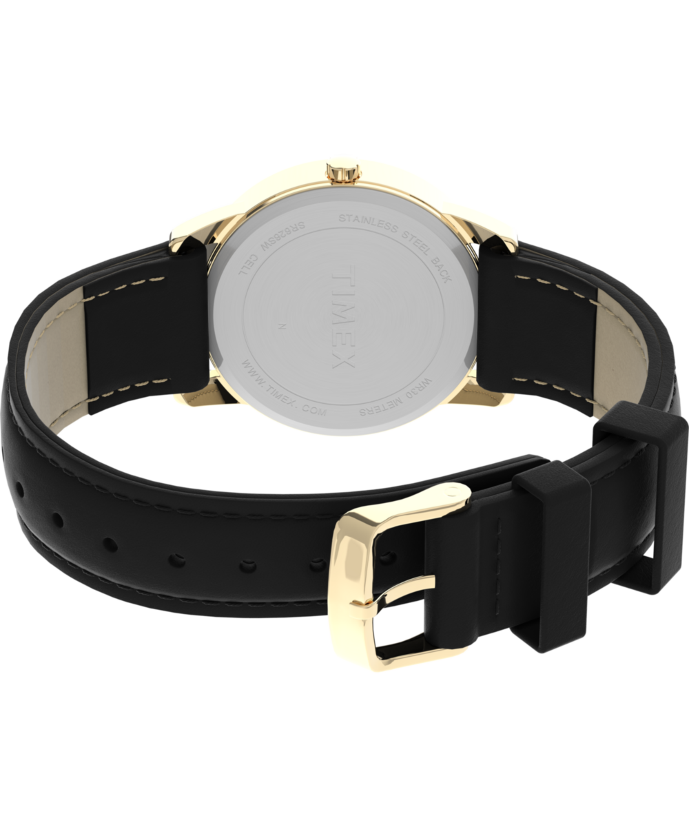 Easy Reader 35mm Leather Strap Watch