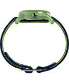 TIMEX TIME MACHINES® 29mm Green Gecko Elastic Fabric Kids Watch