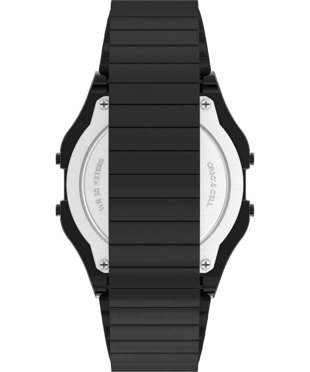 Timex T80 34mm Stainless Steel Expansion Band Watch