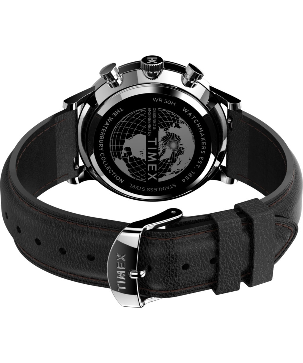 Waterbury Classic Chronograph 40mm Leather Strap Watch