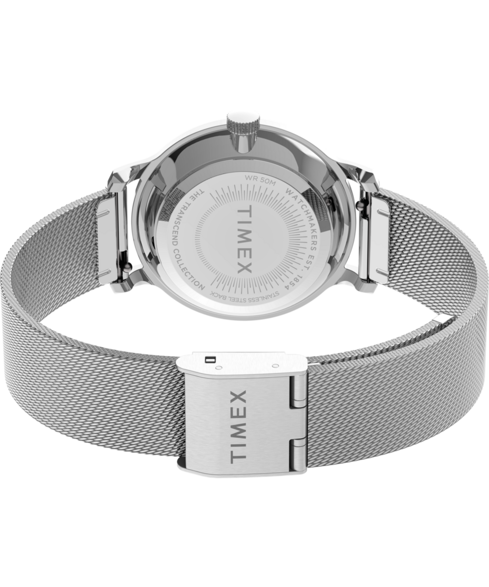 Transcend™ 31mm Stainless Steel Mesh Band Watch