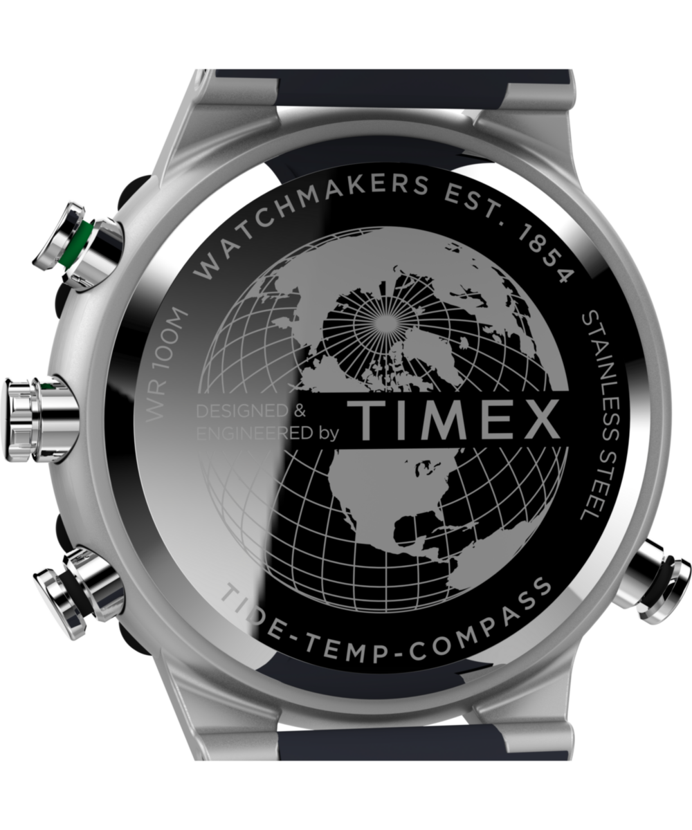 Expedition Tide-Temp-Compass 45mm Silicone Strap Watch