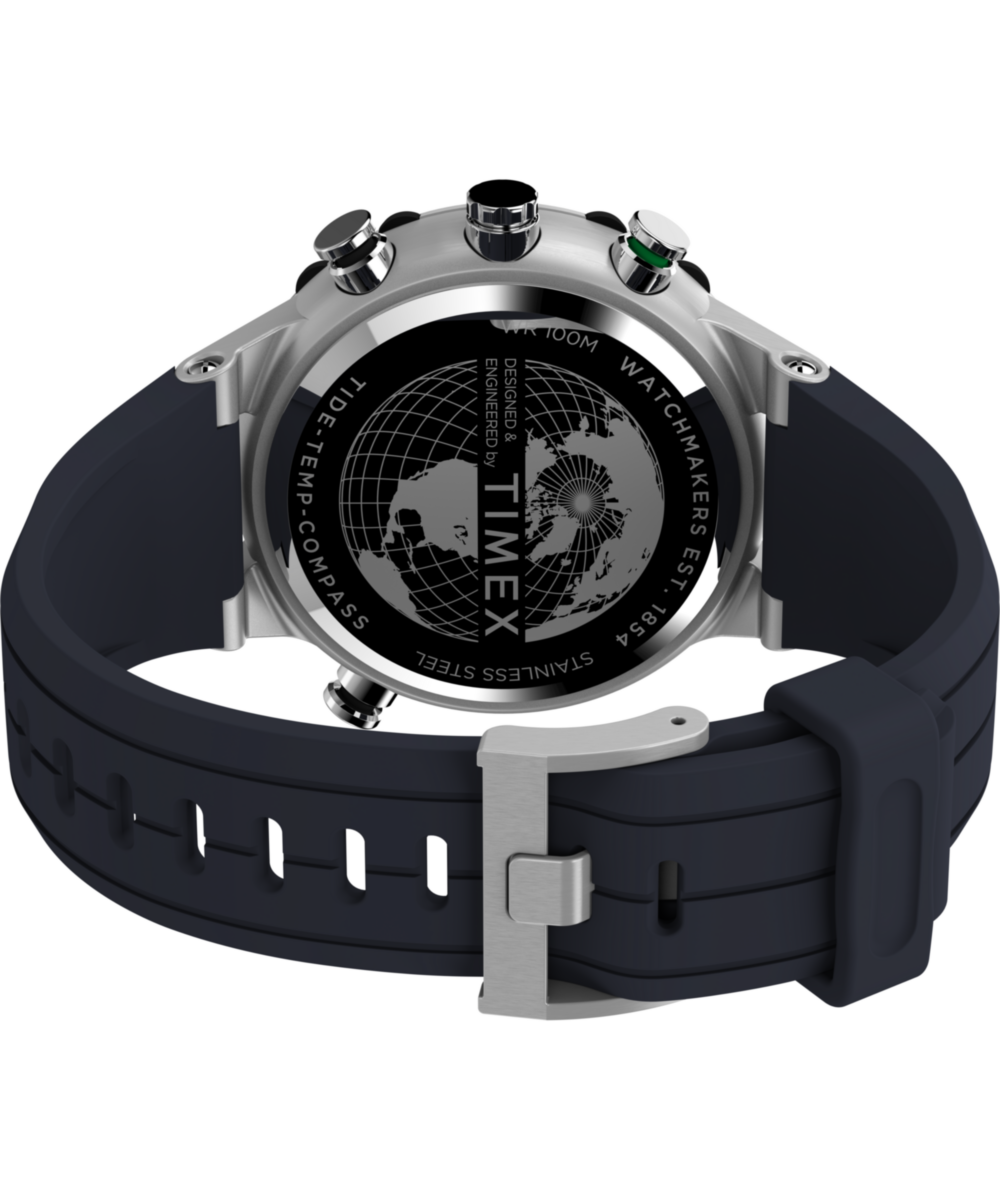 Expedition Tide-Temp-Compass 45mm Silicone Strap Watch