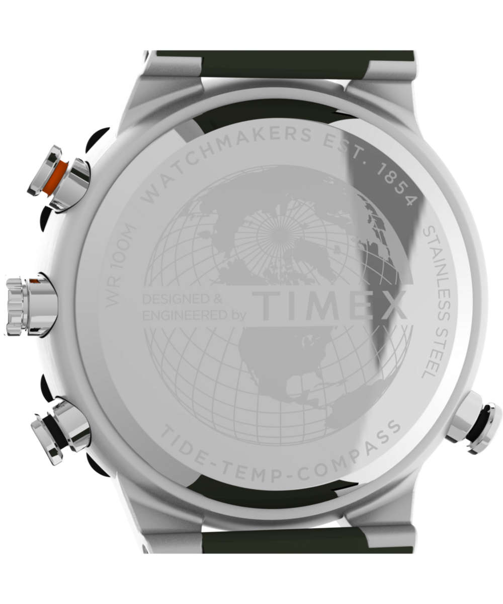 Expedition Tide-Temp-Compass 45mm Silicone Strap Watch