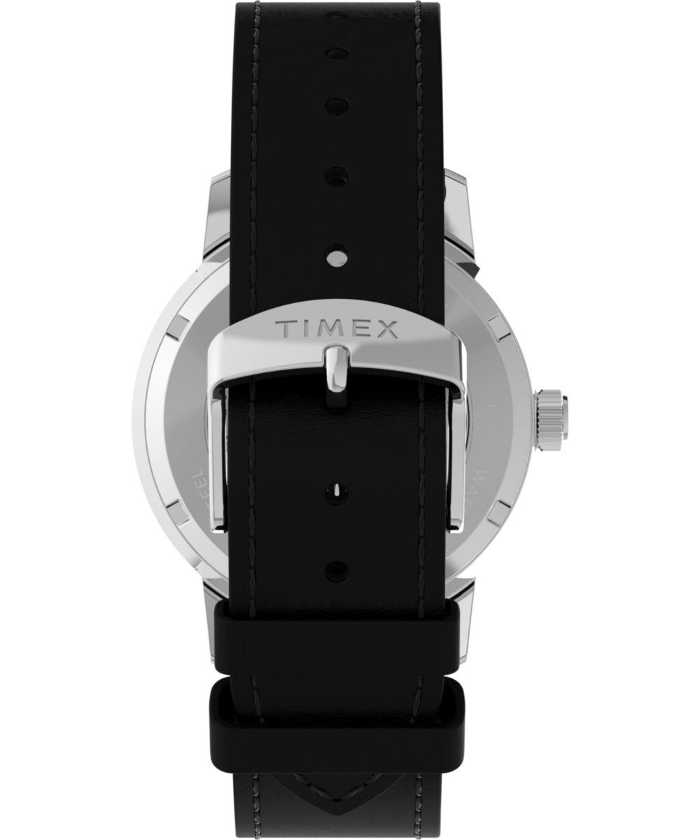 Marlin® Automatic 40mm Leather Strap Watch