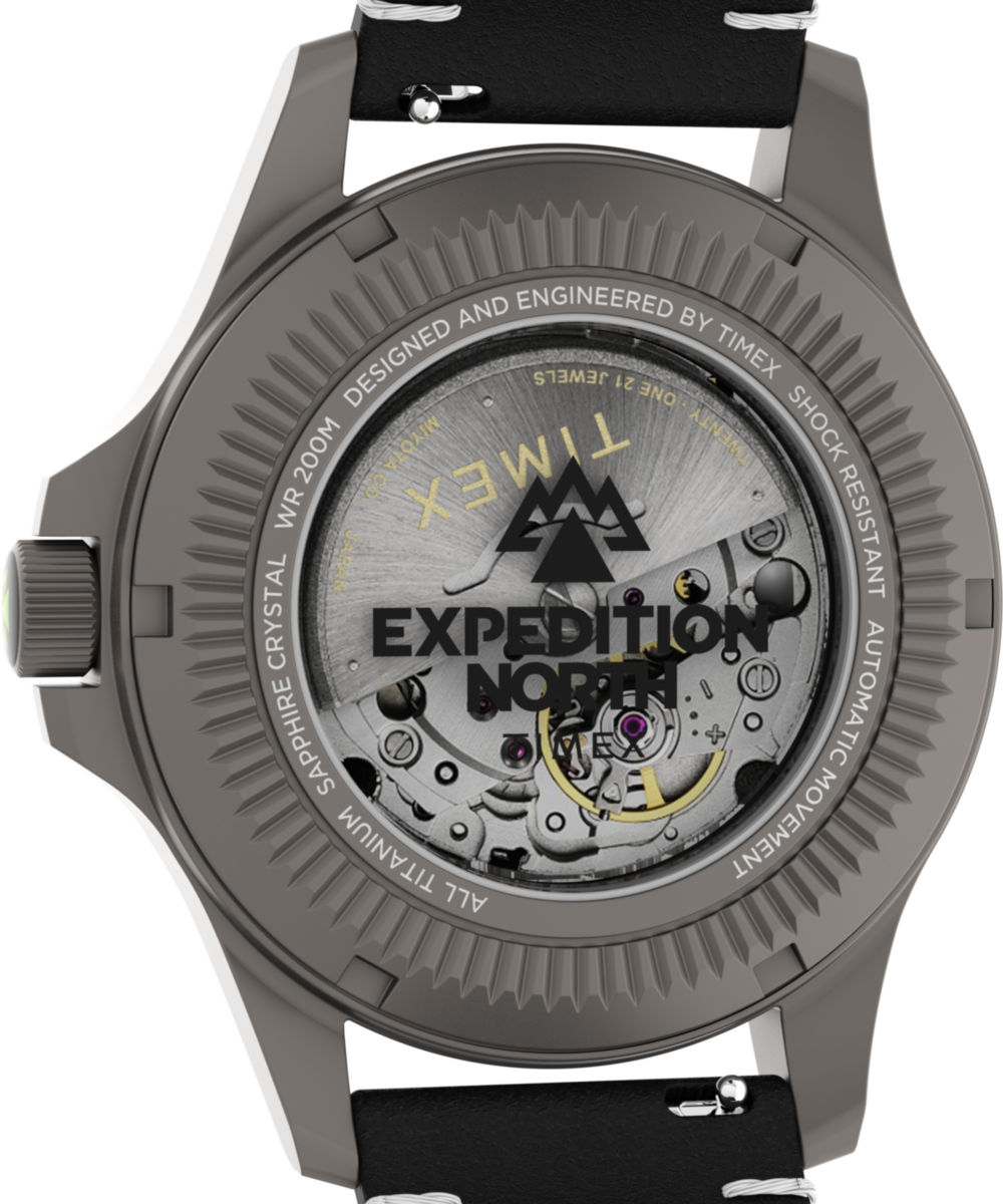 Expedition Titanium Automatic 41mm Eco-Friendly Leather Strap Watch