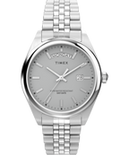 Timex Legacy Day and Date 41mm Stainless Steel Bracelet Watch