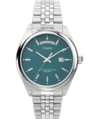 Timex Legacy Day and Date 41mm Stainless Steel Bracelet Watch