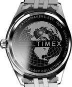 Timex Legacy Day and Date 41mm Stainless Steel Bracelet Watch