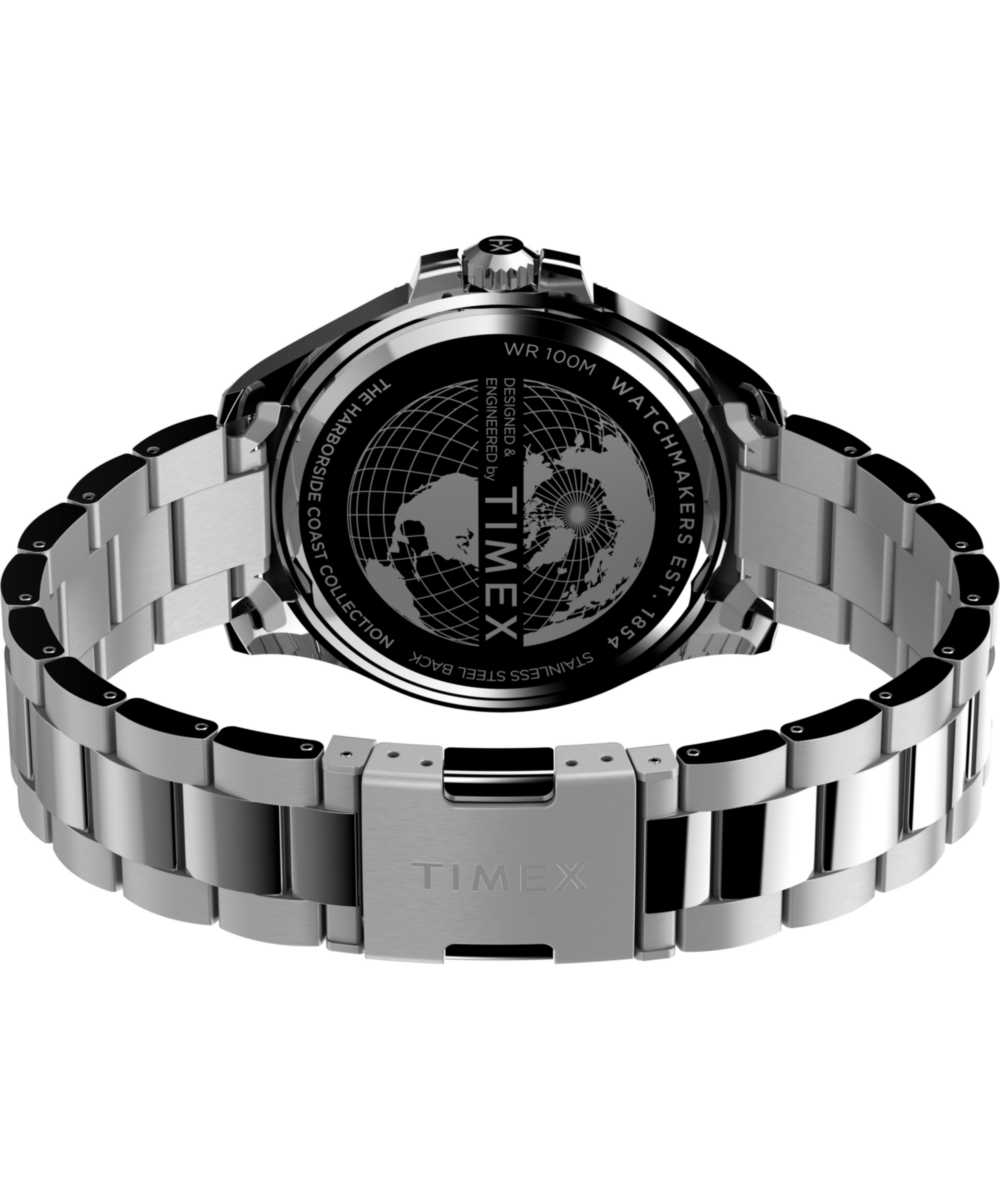 Harborside Coast 43mm Stainless Steel Bracelet Watch