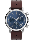 Marlin® Chronograph Tachymeter 40mm Leather Strap Watch