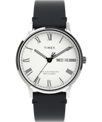 Waterbury Classic 40mm Leather Strap Watch