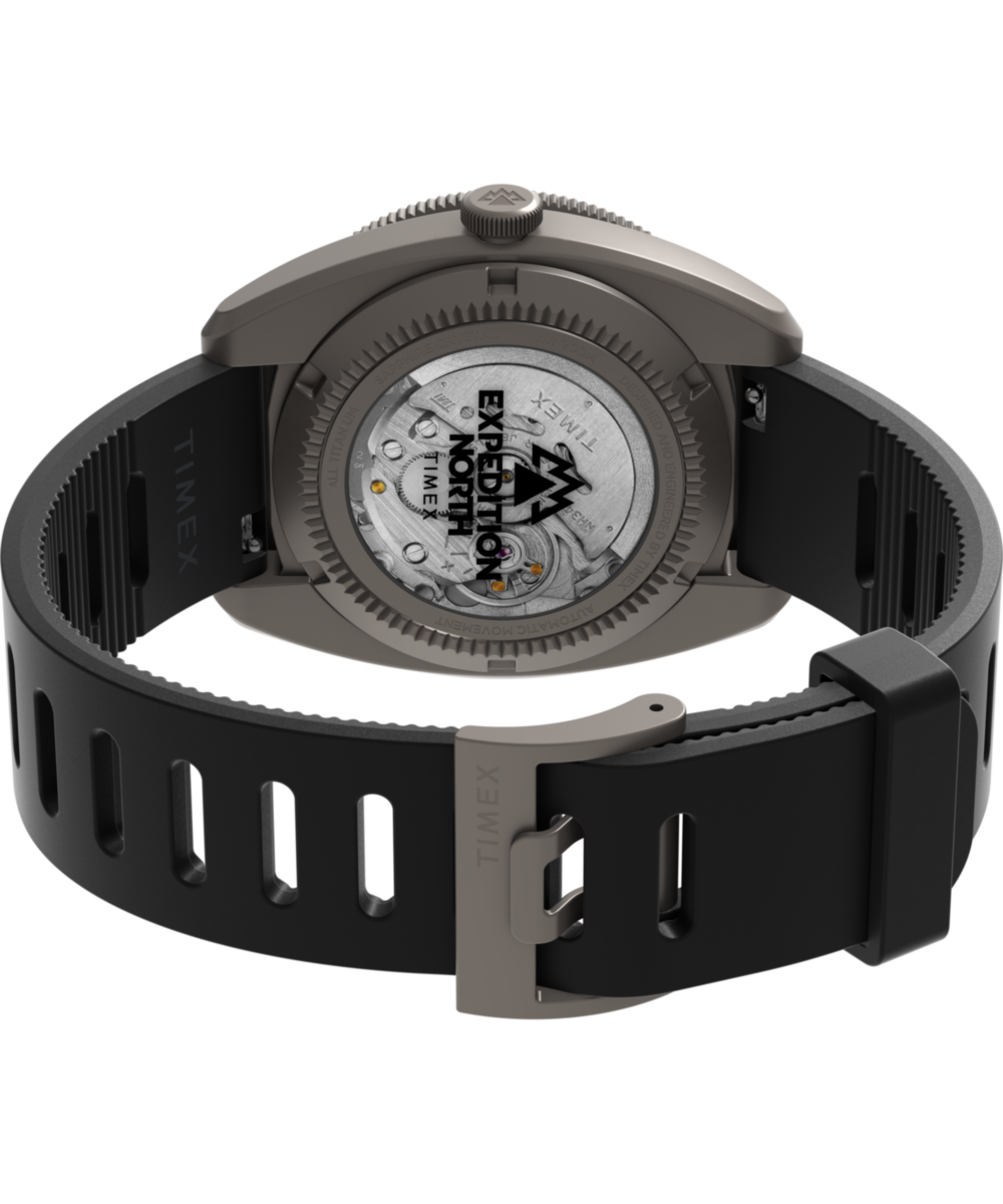 Expedition GMT Titanium Automatic 41mm Silicone Strap Watch