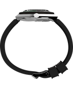 Q Timex® GMT 38mm Synthetic Rubber Strap Watch