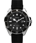 Harborside Coast 44mm Recycled Fabric Strap Watch 