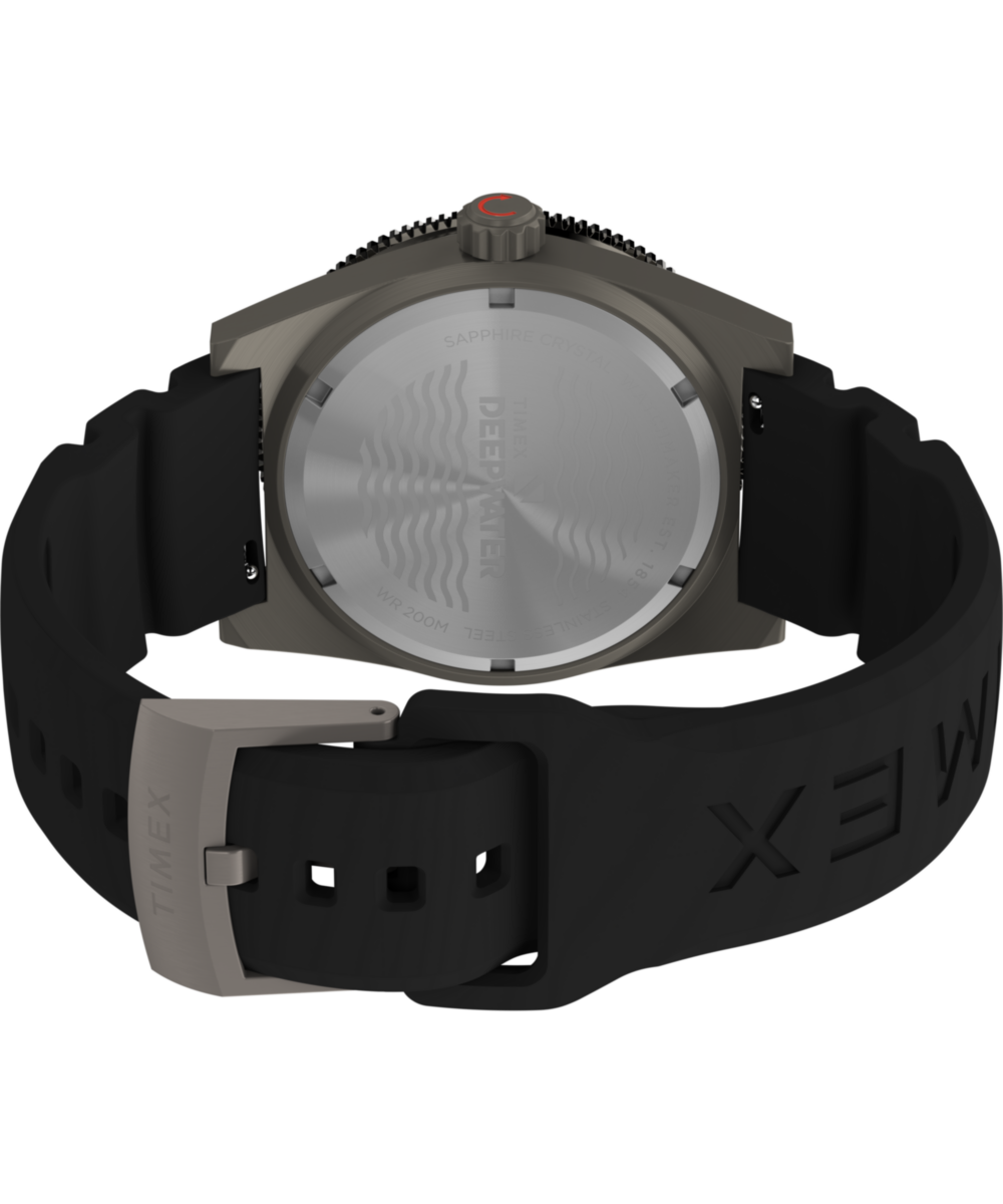 Deepwater Reef 200 41mm Synthetic Rubber Strap Watch   