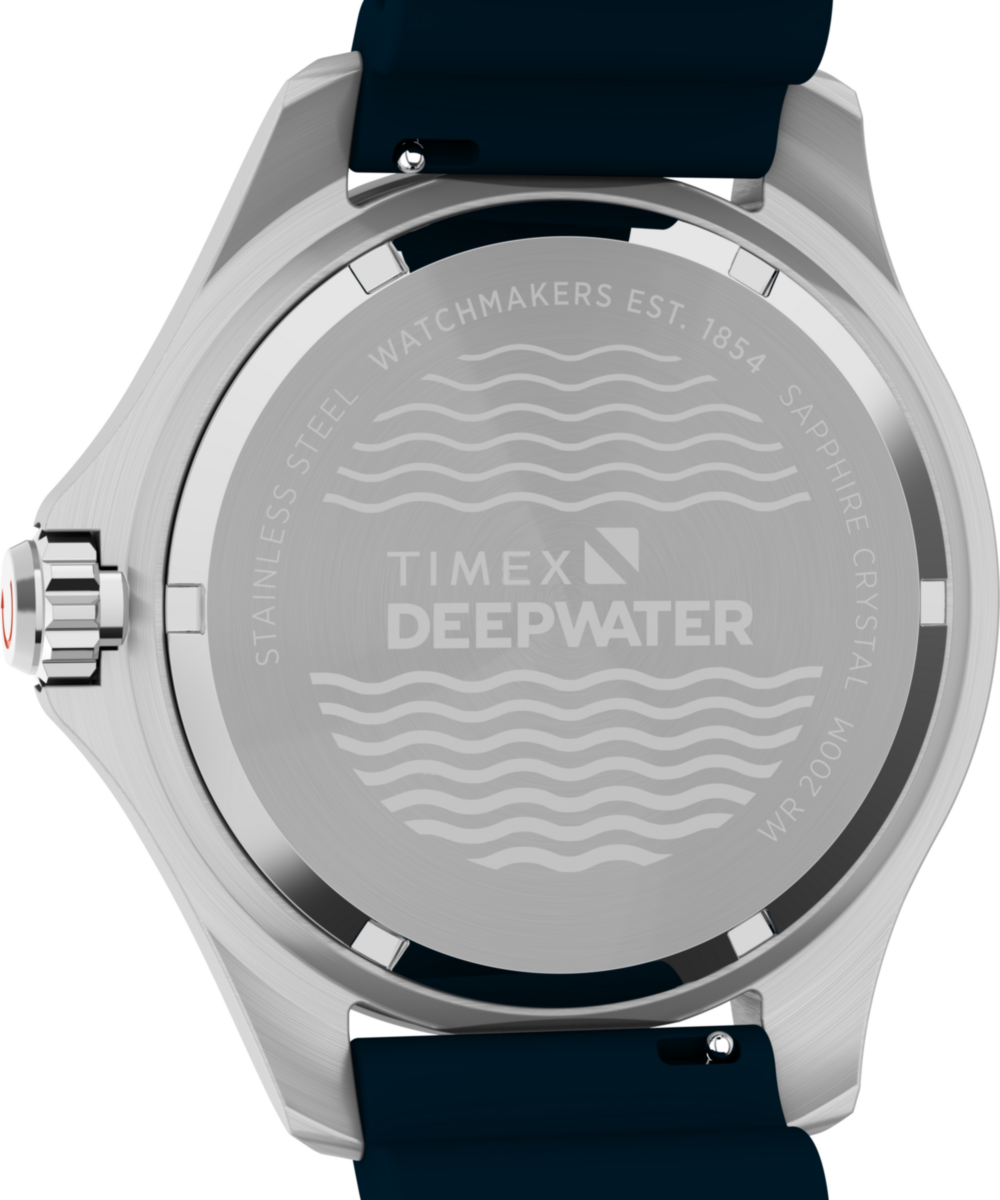 Deepwater Meridian 200 44mm Synthetic Rubber Strap Watch 