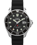 Deepwater Meridian 200 44mm Synthetic Rubber Strap Watch 