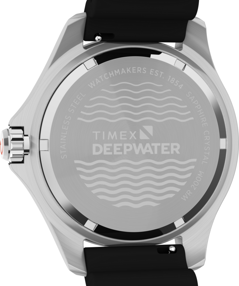 Deepwater Meridian 200 44mm Synthetic Rubber Strap Watch 