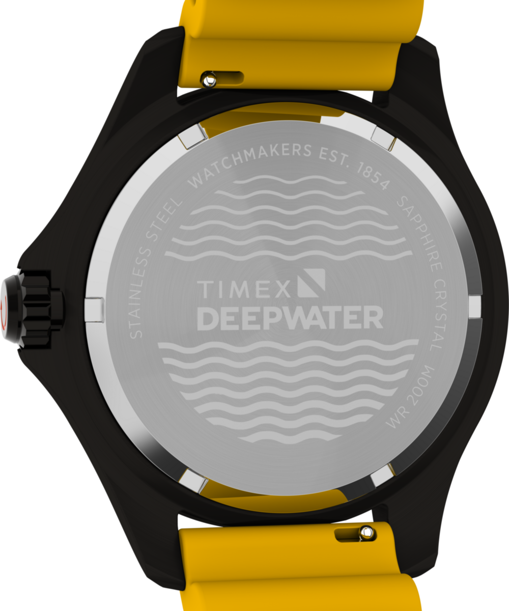 Deepwater Meridian 200 44mm Synthetic Rubber Strap Watch 