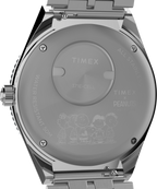Timex x Peanuts® Q Timex® GMT 38mm Stainless Steel Bracelet Watch