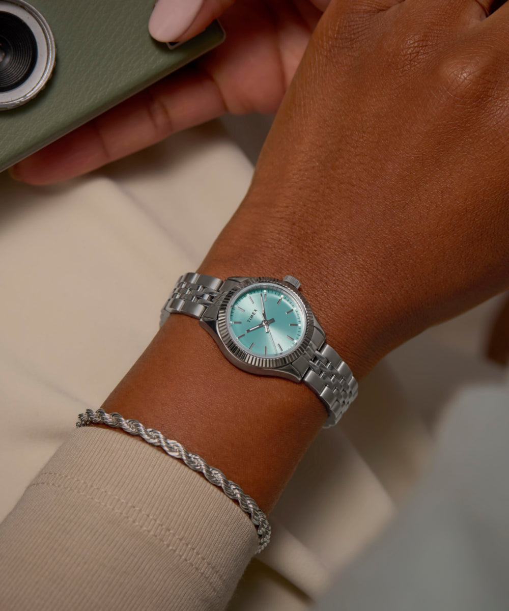 Timex Legacy Mini 25mm Stainless Steel Bracelet Watch 