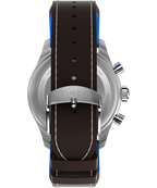 Timex Fly-Back Chronograph x Pan Am® 43mm Leather Strap Watch 