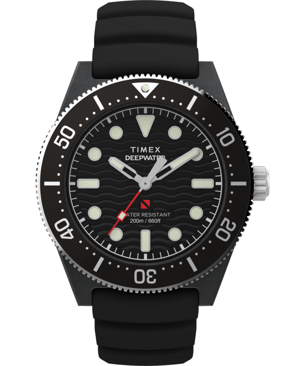 Deepwater Reef 200 XCF 43mm Synthetic Rubber Strap Watch