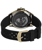 Harborside Coast 44mm Synthetic Rubber Strap Watch