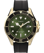 Harborside Coast 44mm Synthetic Rubber Strap Watch