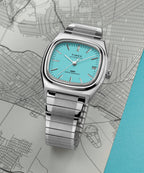 Timex® Automatic 1983 E Line 34mm Stainless Steel Expansion Band Watch