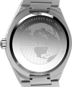 Q Timex® Continental GMT 39mm Stainless Steel Bracelet Watch