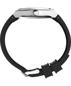 Q Timex® Continental GMT 39mm Synthetic Rubber Strap Watch 