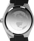 Q Timex® Continental GMT 39mm Synthetic Rubber Strap Watch 