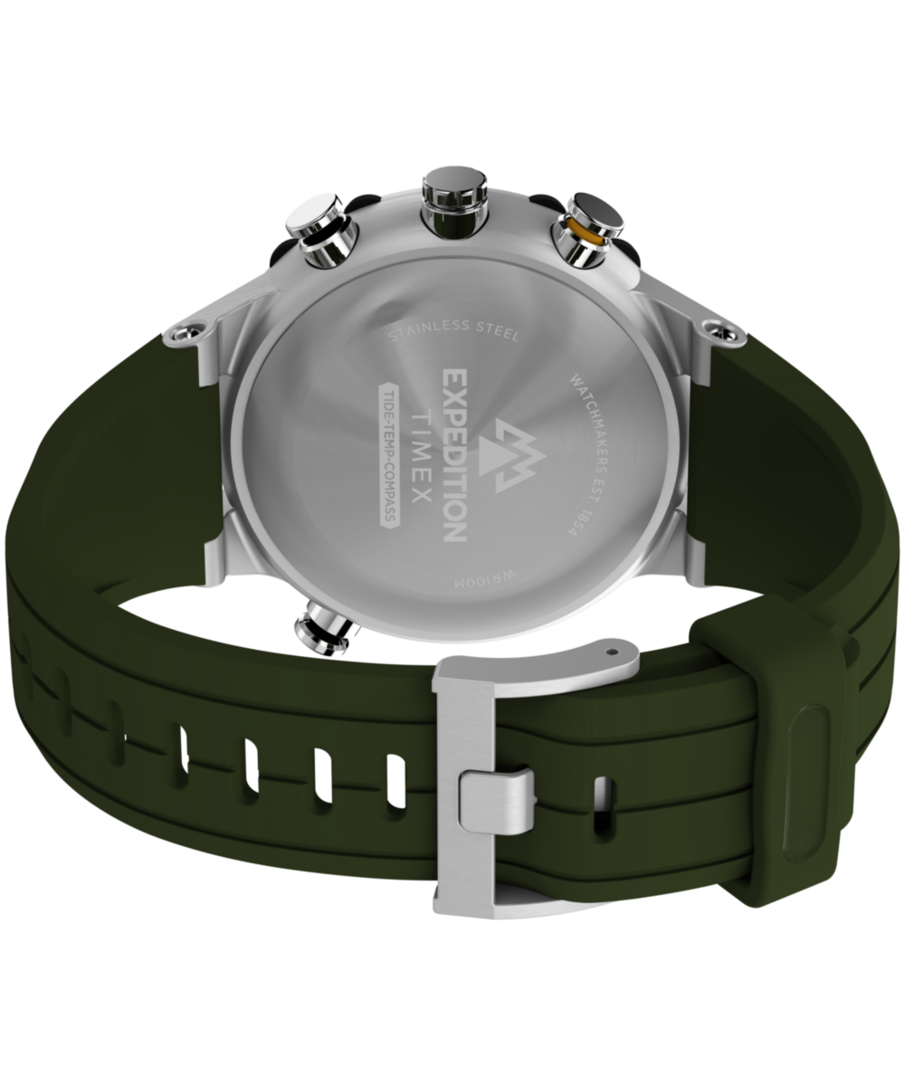Expedition® Tide-Temp-Compass 45mm Silicone Strap Watch