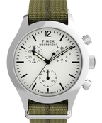 Timex Weekender New England Chronograph 40mm Eco-Conscious Fabric Strap Watch