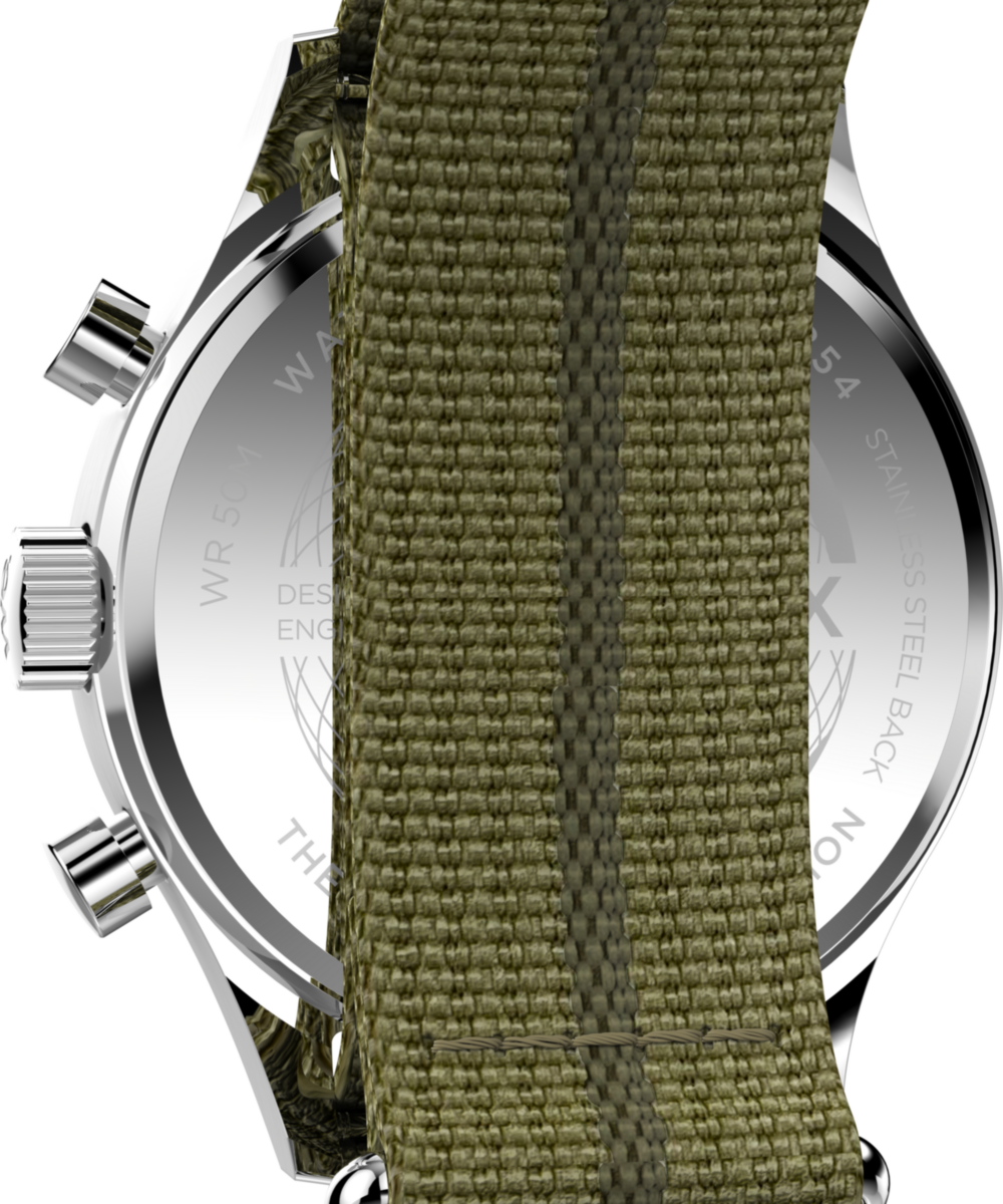 Timex Weekender New England Chronograph 40mm Eco-Conscious Fabric Strap Watch