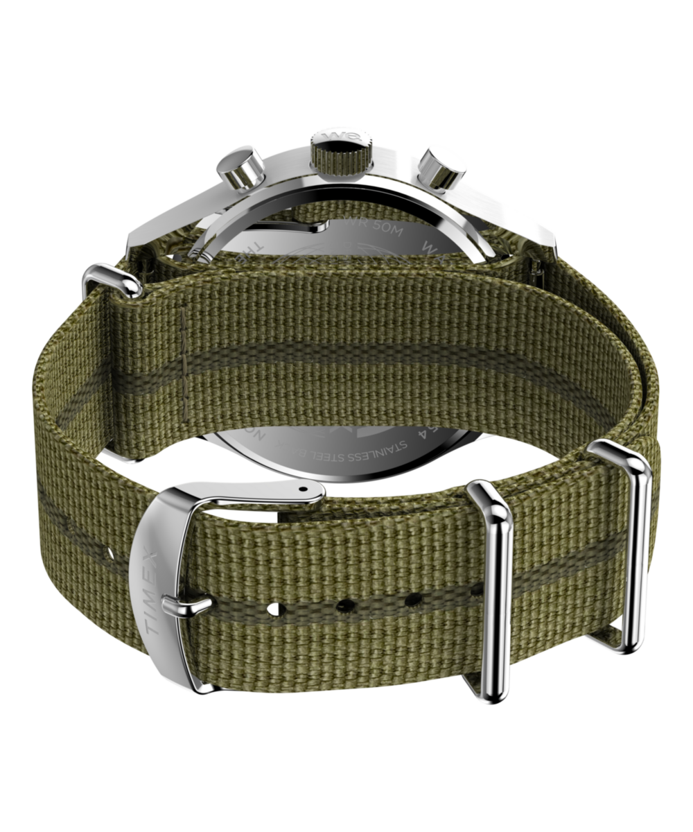 Timex Weekender New England Chronograph 40mm Eco-Conscious Fabric Strap Watch