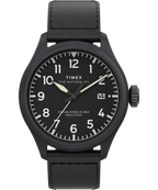 Waterbury Ace 41mm Leather Strap Watch