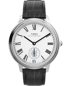 Waterbury Metropolitan Sub-Second 39mm Leather Strap Watch 