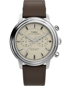 Waterbury Metropolitan Chronograph 41mm Leather Strap Watch 