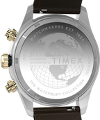 Waterbury Heritage Chronograph 39mm Leather Strap Watch 