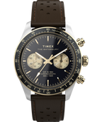 Waterbury Heritage Chronograph 39mm Leather Strap Watch 
