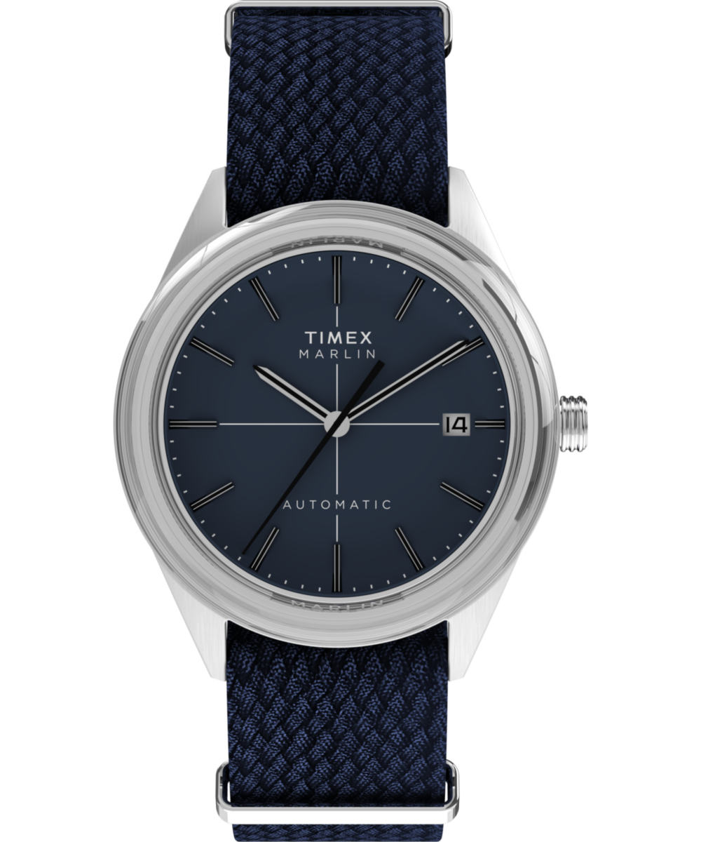 Marlin® Jet Automatic 38mm Fabric Strap Watch