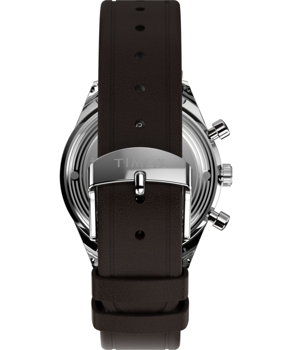 Marlin® Jet Quartz Chronograph 40mm Leather Strap Watch