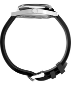 Q Timex® 1975 Enigma 37mm Leather Strap Watch