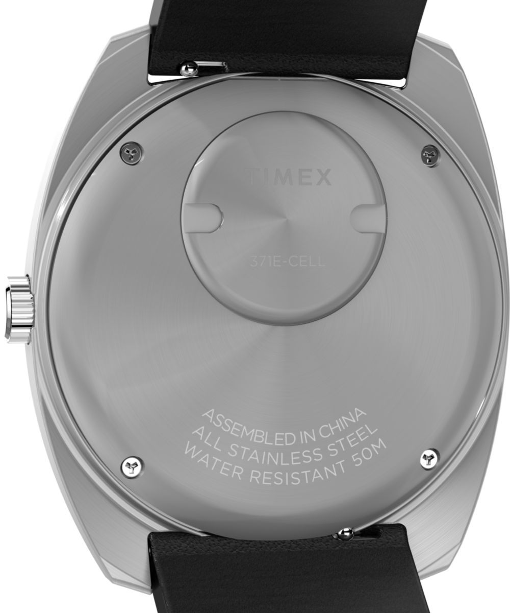 Q Timex® 1975 Enigma 37mm Leather Strap Watch