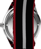 Marlin® Jet Quartz 38mm Fabric Strap Watch