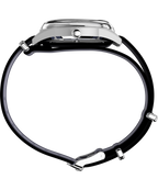 Marlin® Jet Quartz 38mm Fabric Strap Watch