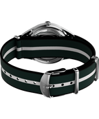 Marlin® Jet Quartz 38mm Fabric Strap Watch